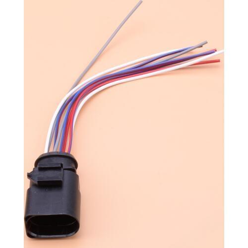 Beler 8 Pin Plastic Plug 1J0973814 Connector Pigtail Contact Housing Socket Fit for VW Audi Skoda Seat