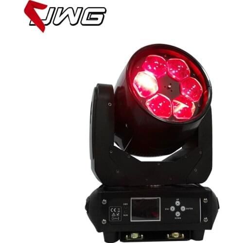 Free Shipping Super Beam 6X40W Bee Eye LED Zoom Wash Moving Head Light