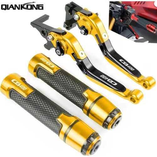 For Honda CB400 CB 400 1992 1993 1994 1995 1996 1997 1998 Motorcycle Handle Lever CNC Adjustable Brake Clutch Lever Handgrip