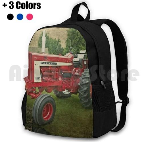 Farmall Tractor Outdoor Hiking Backpack Riding Climbing Sports Bag Tractor Vintage Tractor Farmall Farmall Tractor Vintage