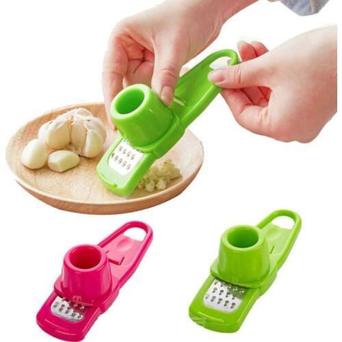 Multi Functional garlic crusher Ginger Garlic press Grinding peeler Grater Planer Slicer Cutter Cooking Tool Utensils Kitchen
