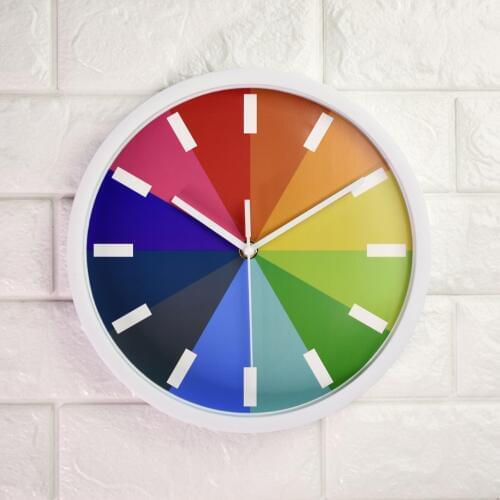 10 Inch Creative Modern Silent Wall Clocks 2019 New Round Plasitc Clock Quartz Horloge Retro Wathces Relogio de parede