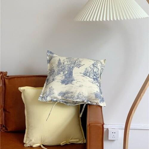 Cutelife Nordic Fabric Cotton Linen Pillow Case Home Decor Sofa Cushion Pillow Case Textile Bedroom Furniture Pillowcase 45*45