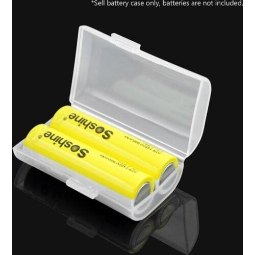 New AA AAA Cell Storage Case Box Holder Hard Plastic Cover AA AAA Battery Organizer For 2 4 8x AA AAA Rechargeable Batteries