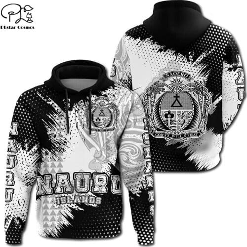 NewFashion Nauru Micronesia Island Country Flag Tribal Culture Retro Pullover 3DPrint Men/Women Autumn Colorful Funny Hoodies 12