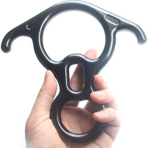NEW PRIOR FITNESS Climbing Figure 8 Descender Ring for Yoga swing Hardware for Aerial yoga Kit fall arrester 32KN