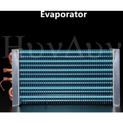 Refrigerator evaporator condenser refrigeration cabinet freezer air-cooled water-cooled small copper tube radiator