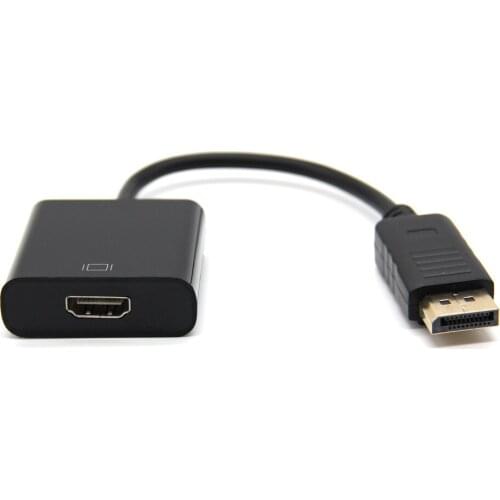 DP Displayport Male to HDMI-compatible 1.4 Female Adapter Cable 1080P Display Port Cord Converter Switcher for HP DELL Macbook