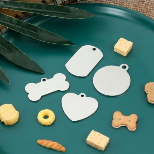 Personalized Stainless Steel DOG Tag Puppy Cat Kitten Pet Tag Dogs Collar Accessories Dog Name Tag Customized Dog ID Tag