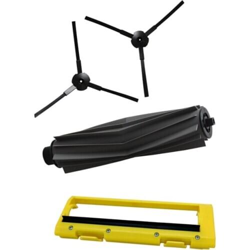 Robot Main Roll Middle Brush Cover Side Brush for ZACO A8s Robotic Vacuum Cleaner Spare Parts Accessories Replacement