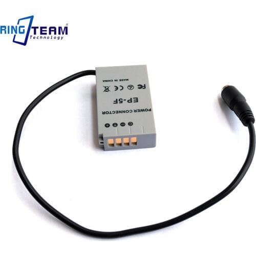 AC Power Supply Connector EP5F EP-5F DC Coupler (EN-EL24 Fake Battery) for Nikon 1 J5 1J5 Digital Cameras
