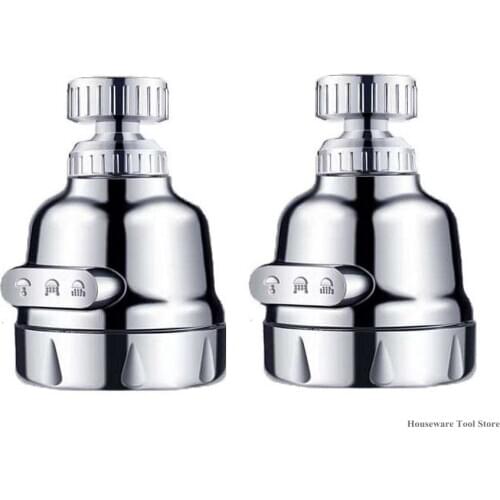 360 Degree Rotating Faucet Movable Kitchen Tap Head Water Saving Nozzle Sprayer