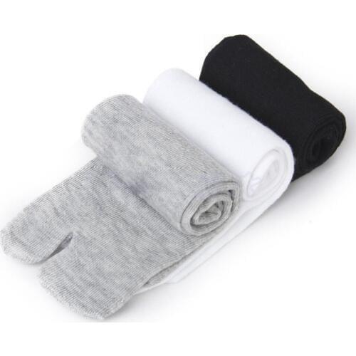 3 Pairs Cotton Socks Japanese Kimono Flip Flop Sandal Split Toe Tabi Geta Socks