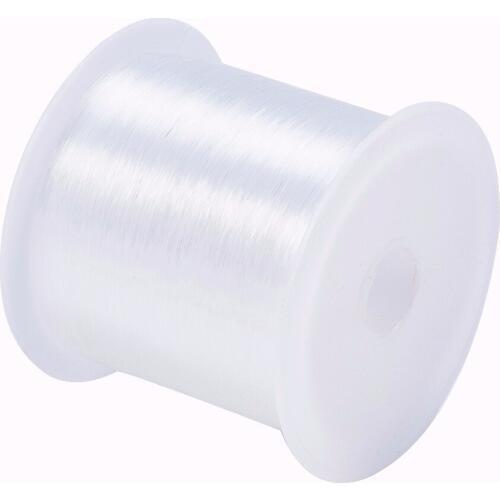 0.2mm 0.3mm 0.4mm 0.5mm 0.6mm White Nylon FishingThread Wire for DIY Crafts 25Roll