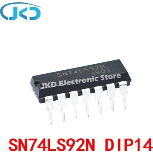 10pcs SN74LS92N 74LS92N 74LS92 DIP-14 New IC