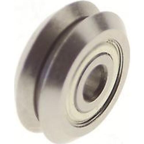 3/16" * 0.77" * 0.31" W Groove 90 Guide Pulley Sheave Sealed Rail Ball Bearing