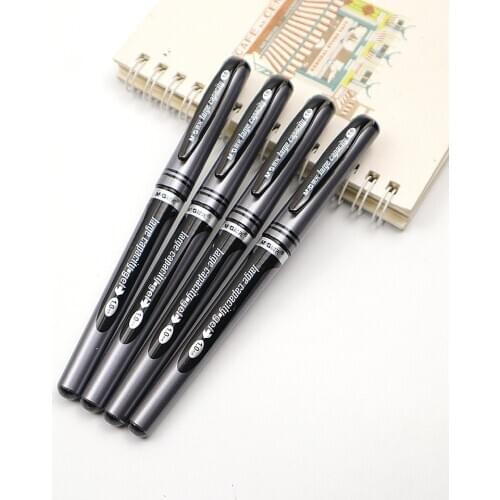 3pcs Gel Pen 1.0mm Black Ink Superior Quality Very Good Writing Gel ink Pen Office Signature Neutral Pen Supplies Free 3 Refills