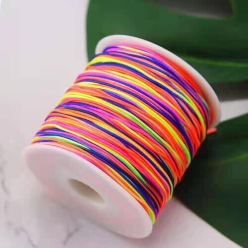 72 Jade Line Chinese Knot Wire Jewelry Bracelet Necklace Braided Line 0.8mm Thick Woven DIY Accessories Line