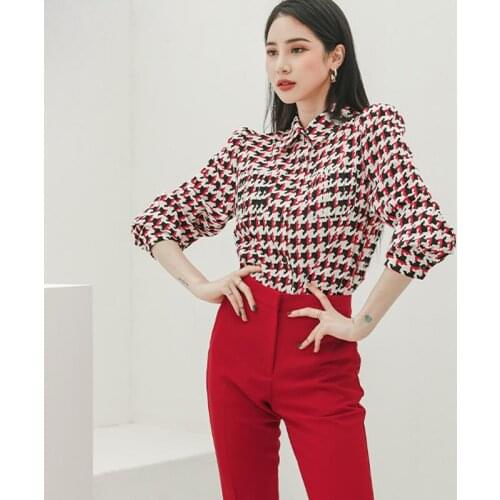 Блузки с воротником Amina meng China At AliExpress