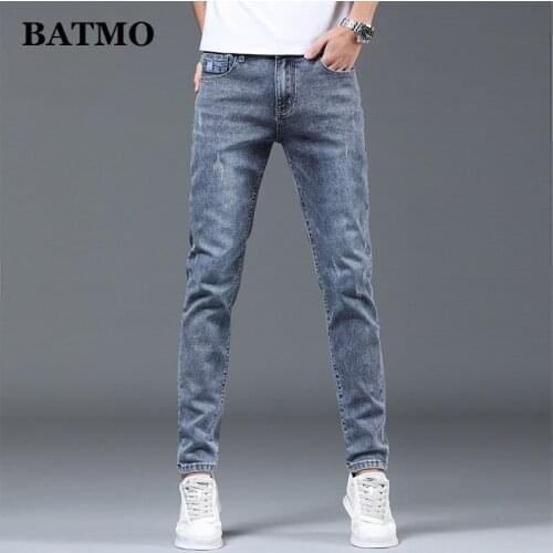 Прямые джинсы для мужчин Batmo China At AliExpress