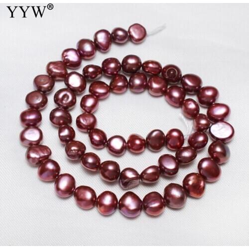 7-8mm Natural Freshwater Pearl Beads For Jewelry Making DIY Bracelet Necklace Earrings 15 Inch 10 Color Cultured Baroque Pearls