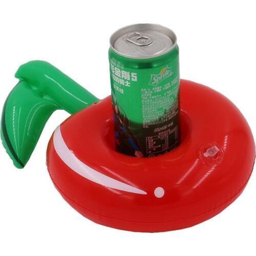 Rooxin Cherry Drink Holder Inflatable Water Coaster Floating Drink Cup Holder Pool Swimming Beverage Holder Beach Party Toys
