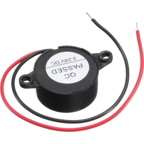 95DB Alarm High-decibel DC 3-24V 12V Electronic Buzzer Beep Alarm Intermittent Continuous Beep For Arduino Car Van SFM-27 Claxon