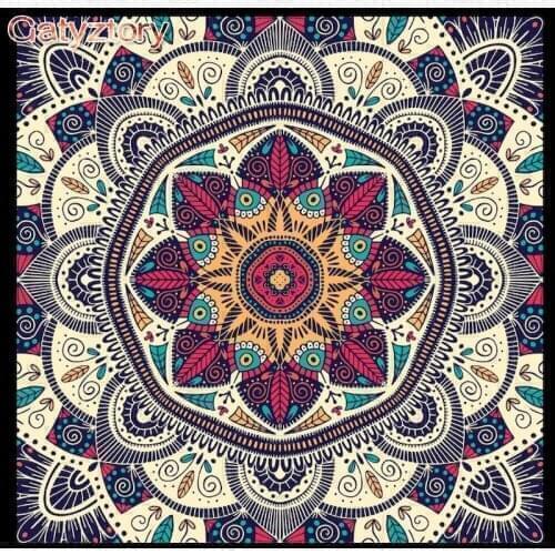 GATYZTORY FramePattern DIY Painting By Number Modern Wall Art Picture Calligraphy Painting For Home Decor 40x50cm Artwork