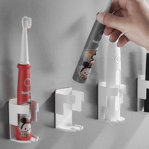 Creative Electric Toothbrush Holder Traceless Toothbrush Stand Rack Wall-Mounted Bathroom Adapt 90% Electric Toothbrush Holder