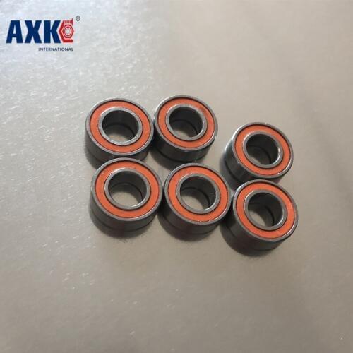 Mr106rs Bearing Abec-3 (20pcs) 6x10x3 Mm Miniature Mr106-2rs Ball Bearings Orange Sealed Mr106 2rs Bearing