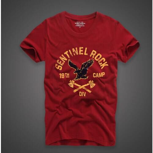 2020 New All Cotton Printed T-shirt Casual Short Sleeve Men Fashion Clothing Brand 100%Cotton T shirts Man Tops & Tees