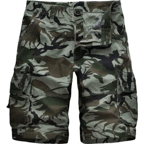 Camouflage Camo Cargo Shorts Men 2020 Summer Casual Shorts Male Loose Work Shorts Man Military Short Pants Plus Size