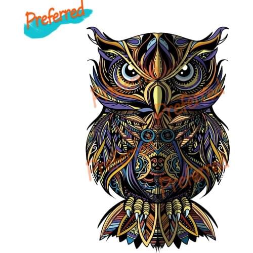 High Quality Owl Logo Decal Motocross Racing Laptop Helmet Trunk Wall Vinyl Car Sticker Die Cutting