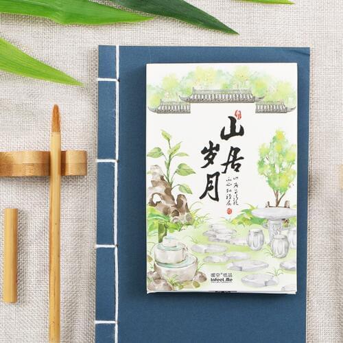 30 Sheets/Set Ancient Courtyard Life Postcard DIY Greeting Card Birthday Gift Card Message Card