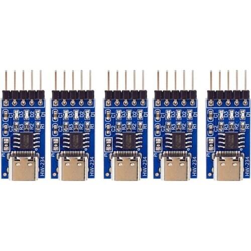 TYPEC USBC To TTL Serial Port CH340N Module Upgrade MCU Download Brush Machine Line Zhongjiu Brush Machine