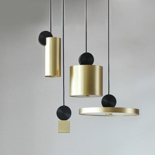 Nordic modern pendant lights living room decoration Industrial light 4 style pendant lamp corridor bar Bedroom Light Fixtures