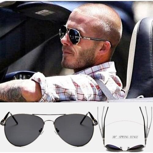 New Spring Leg Metal Frame Polarized Sunglasses Men Brand Design Pilot Aviation Sunglasses Women Vintage Driving Ourdoor UV400