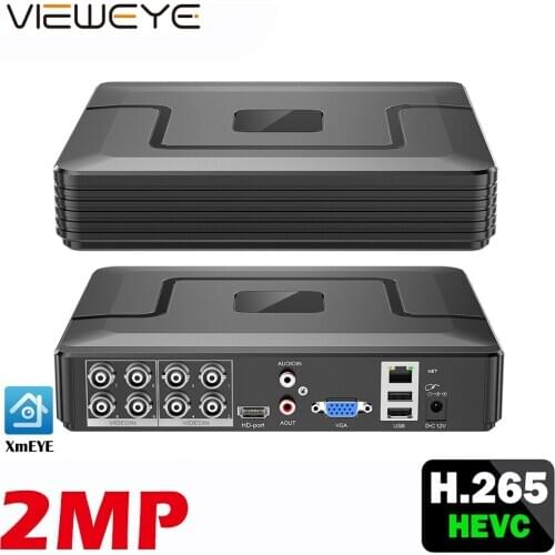 XMeye Face Detect Audio H.265+ Hi3521D 5MP 8CH 8 Channel Surveillance Video Recorder Hybrid WIFI 6 in 1 TVI CVI NVR AHD CCTV DVR