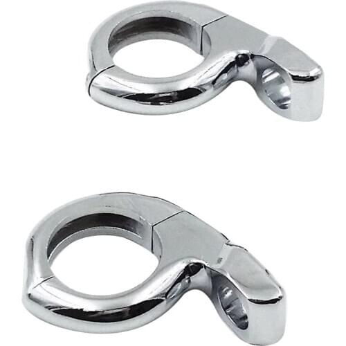 1 Inch 25mm Chrome Turn Signal HandleBar Clamp on Mirrors Adapter Mount ATV Motorcycle Scooter
