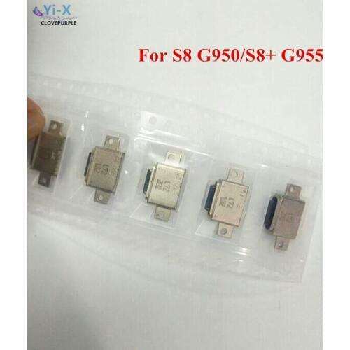 2PCS Micro USB Charger Charging Port Dock Connector Plug Socket Repair Parts for Samsung Galaxy S8 G950 S8 Plus G955