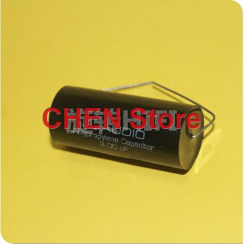 2PCS NEW JL AUDIO 3UF 400V 20X46MM axial film capacitor 305 polypropylene capacitor 3uf/400v Axial nonpolar capacitance