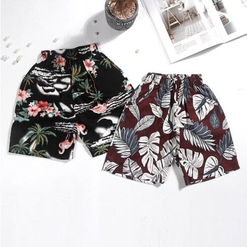 2021 Boys Cotton Swimming Cartoon Animal Printed Short Pants Vacation Style Printing Shorts Beach Hot Shorts Baby Loose Panties