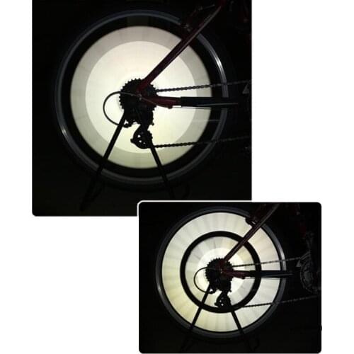 24pcs Reflective Mount Clip Tube Bike Night Reflective Stick Mountain Rear Bike Reflector Light G99D