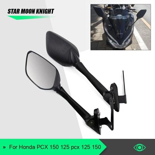 Aluminum Motorcycle Rearview Mirrors Handlebar Rear View Side Mirror Modification Accessories For Honda PCX 150 125 pcx 125 150