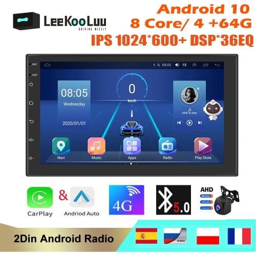 LeeKooLuu Android 2din Car Multimedia MP5 Player Radio GPS Navi WIFI Autoradio 7'' 2.5D Screen Bluetooth FM Audio Car Stereo