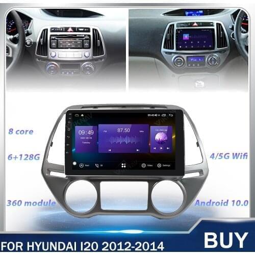 Android Car radio GPS Navigation multimedia player For Hyundai I20 2012 2013 2014 Auto Car Touch Screen stereo head unit 128G