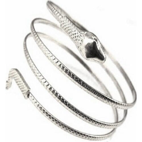 Fashion Coiled Snake Spiral Upper Arm Cuff Armband Bangle Bracelet