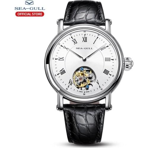 Seagull Mens Luxury Watch Tourbillon Mechanical Watch Automatic Watch Top Sapphire 50M Waterproof Watch MensWatch montre homme