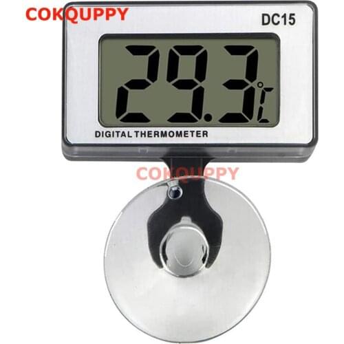 Digital LCD Fish Tank Thermometer Aquarium Marine Vivarium Submersible Underwater Thermometer with Suction Cup