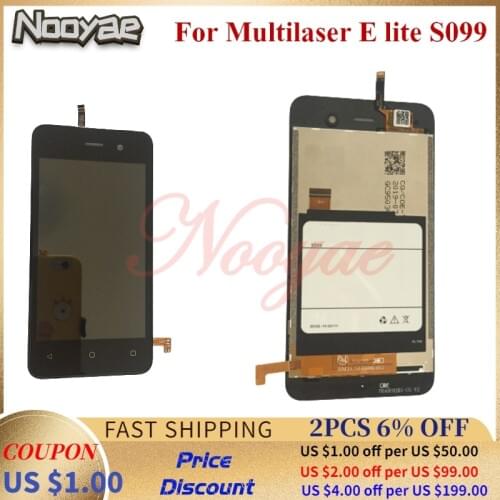 For Multilaser E lite S099 LCD Display Screen Module Touch Screen Digitizer Sensor Glass Panel Full Assembly